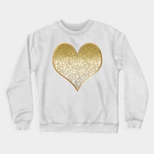 Heart - golden gradient Crewneck Sweatshirt